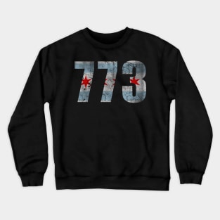 Vintage 773 Chicago Flag Crewneck Sweatshirt